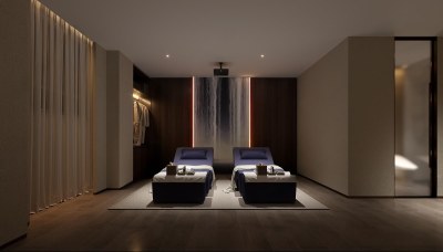 现代按摩SPA包厢3D模型下载